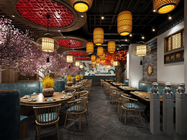 餐飲門(mén)店裝修遇到柱子怎么處理？